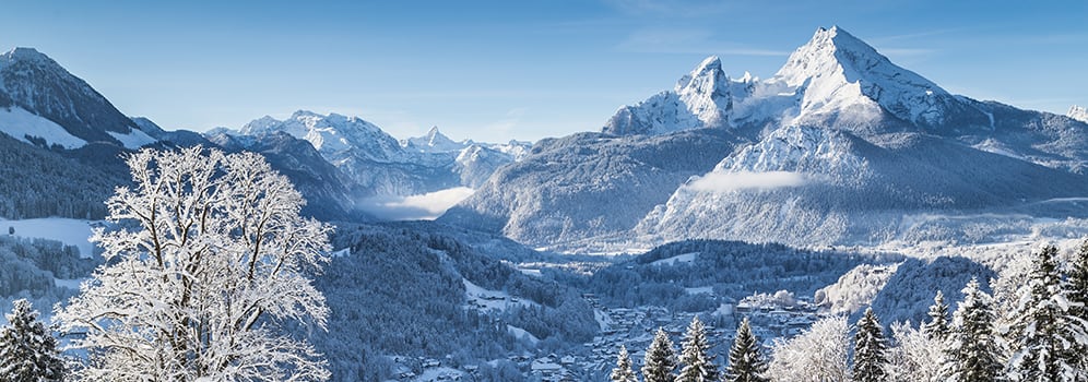Schneehöhen Berchtesgadener Alpen