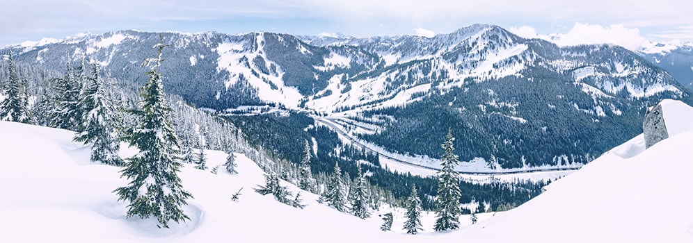 Schneehöhen Loup Loup Ski Bowl