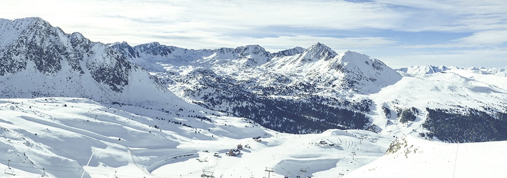 Schneehöhen Andorra