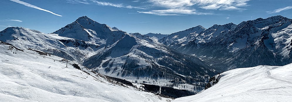 Schneehöhen Aostatal