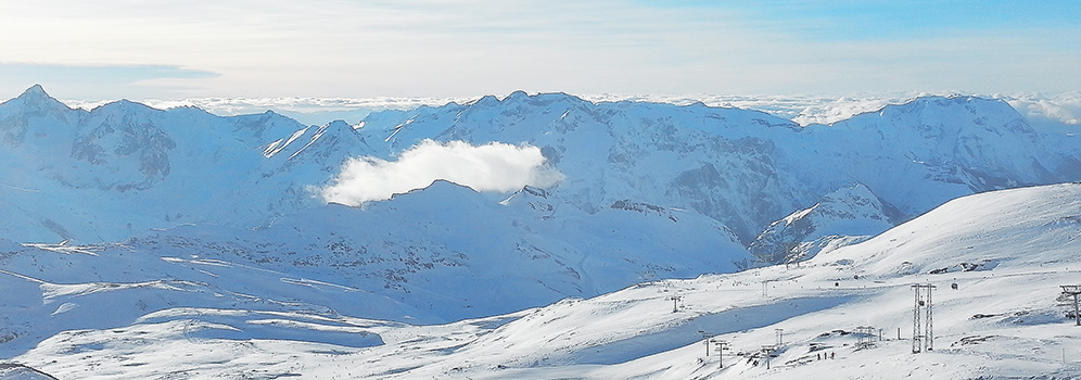 Schneehöhen Mont Dore