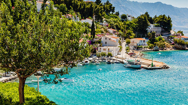 Dorf am Meer nahe Split